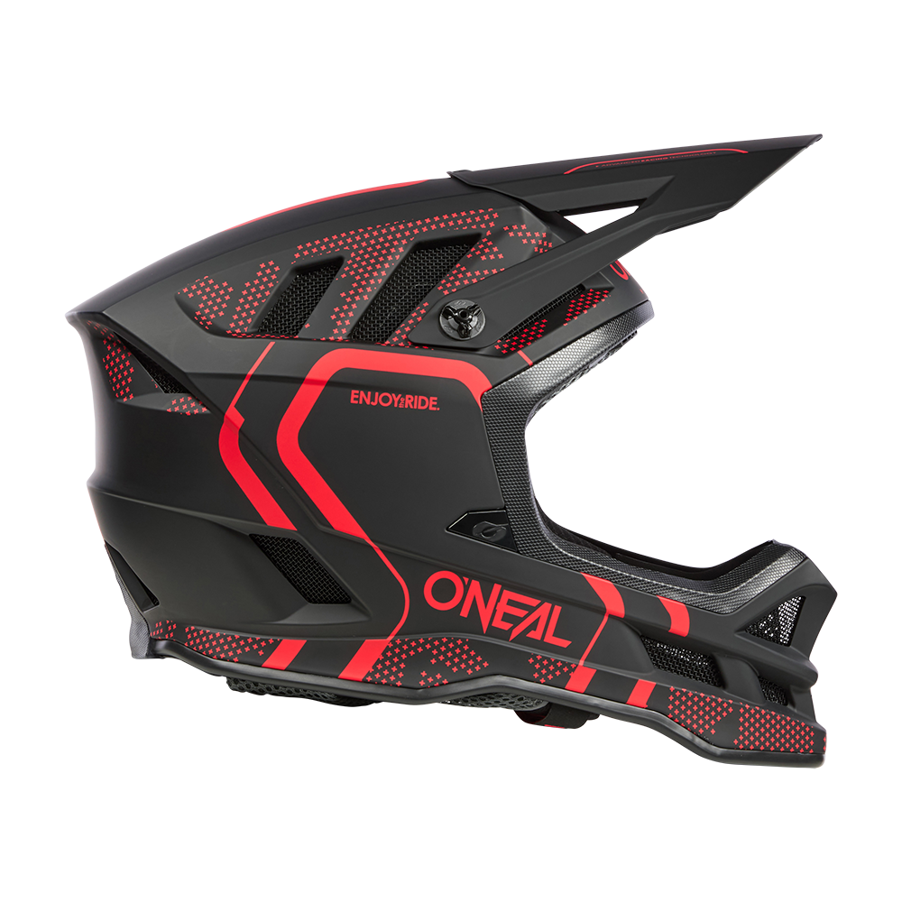 Capacete de BTT O'NEAL BLADE POLYACRYLITE STRIKE Preto/Vermelho