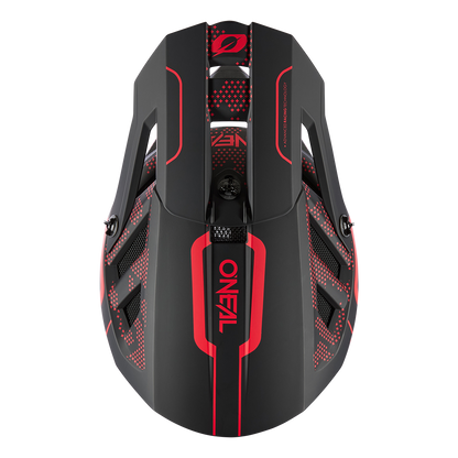 Capacete BTT O'NEAL BLADE POLYACRYLITE STRIKE Preto/Vermelho