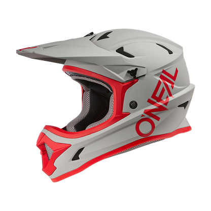Capacete MTB O'NEAL SONUS SOLID Cinzento/Vermelho