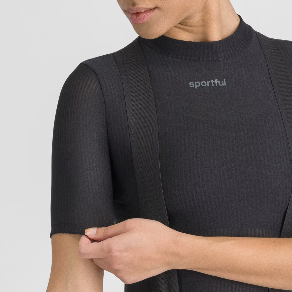 Camisola interior SPORTFUL INVERNO de manga curta para mulher preta