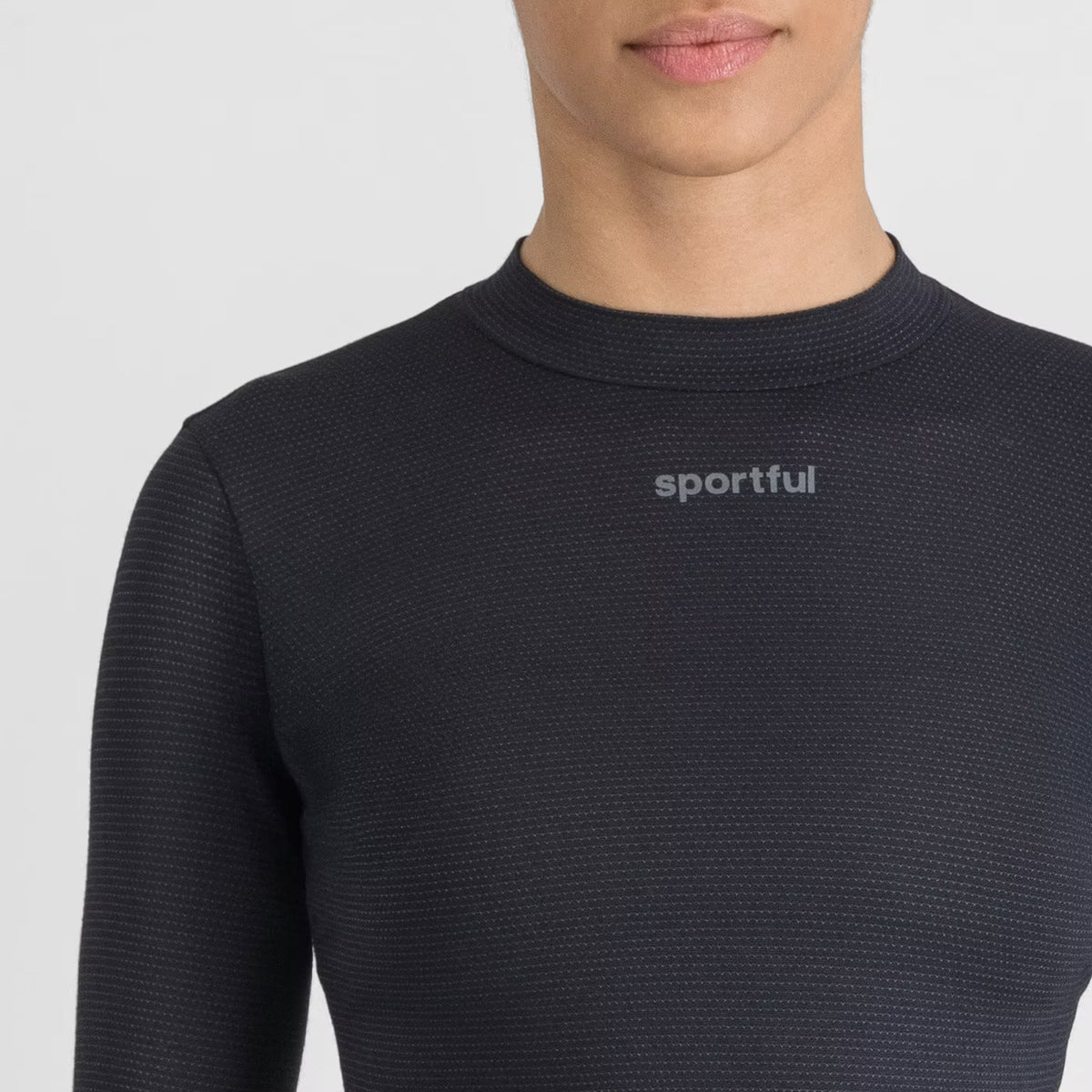Camisola interior SPORTFUL MERINO de manga comprida para mulher preta