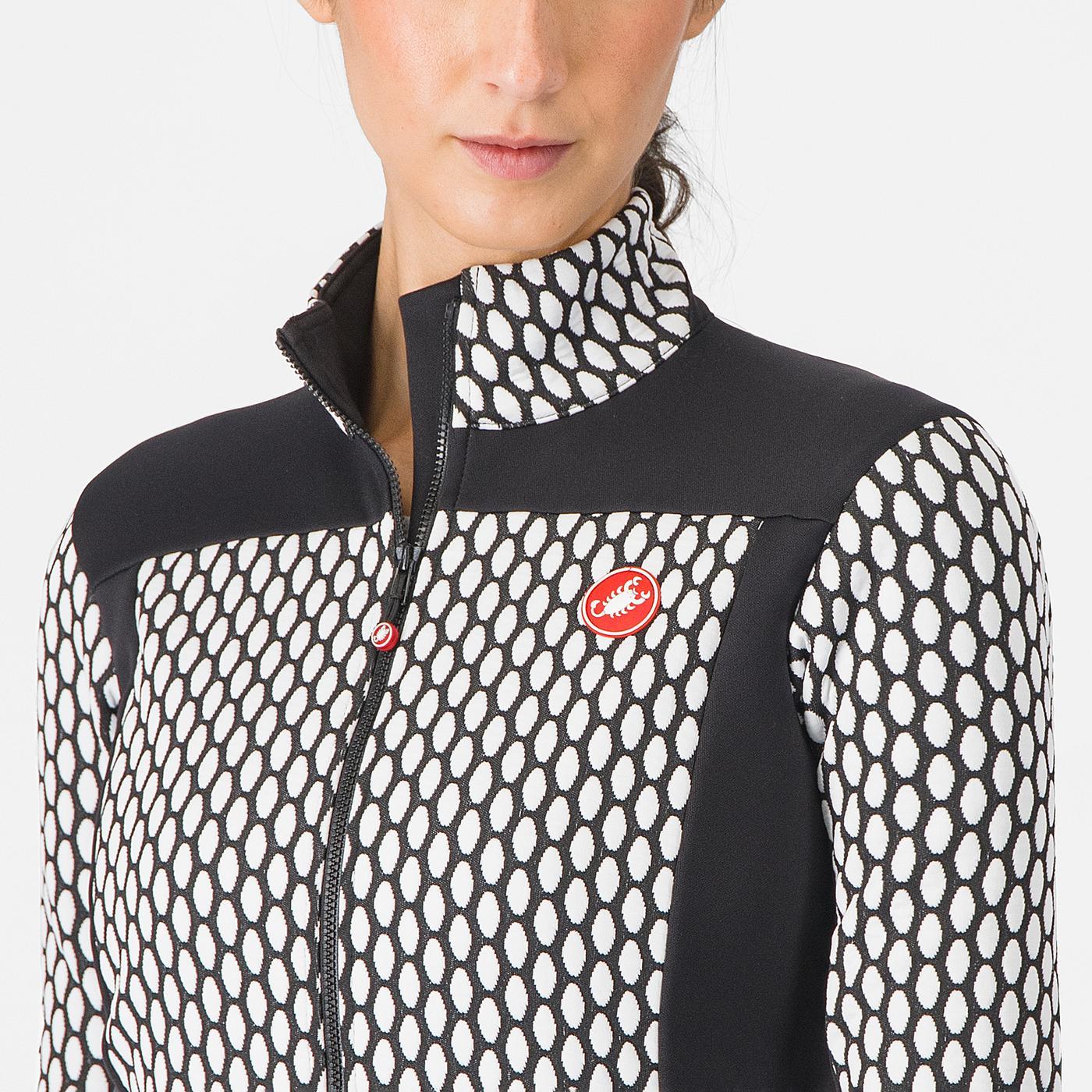 CASTELLI SFIDA 2 Camisola de manga comprida para mulher Preto/branco