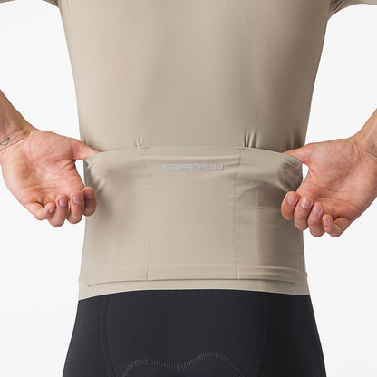 Maillot CASTELLI PREMIO Mangas Curtas Bege