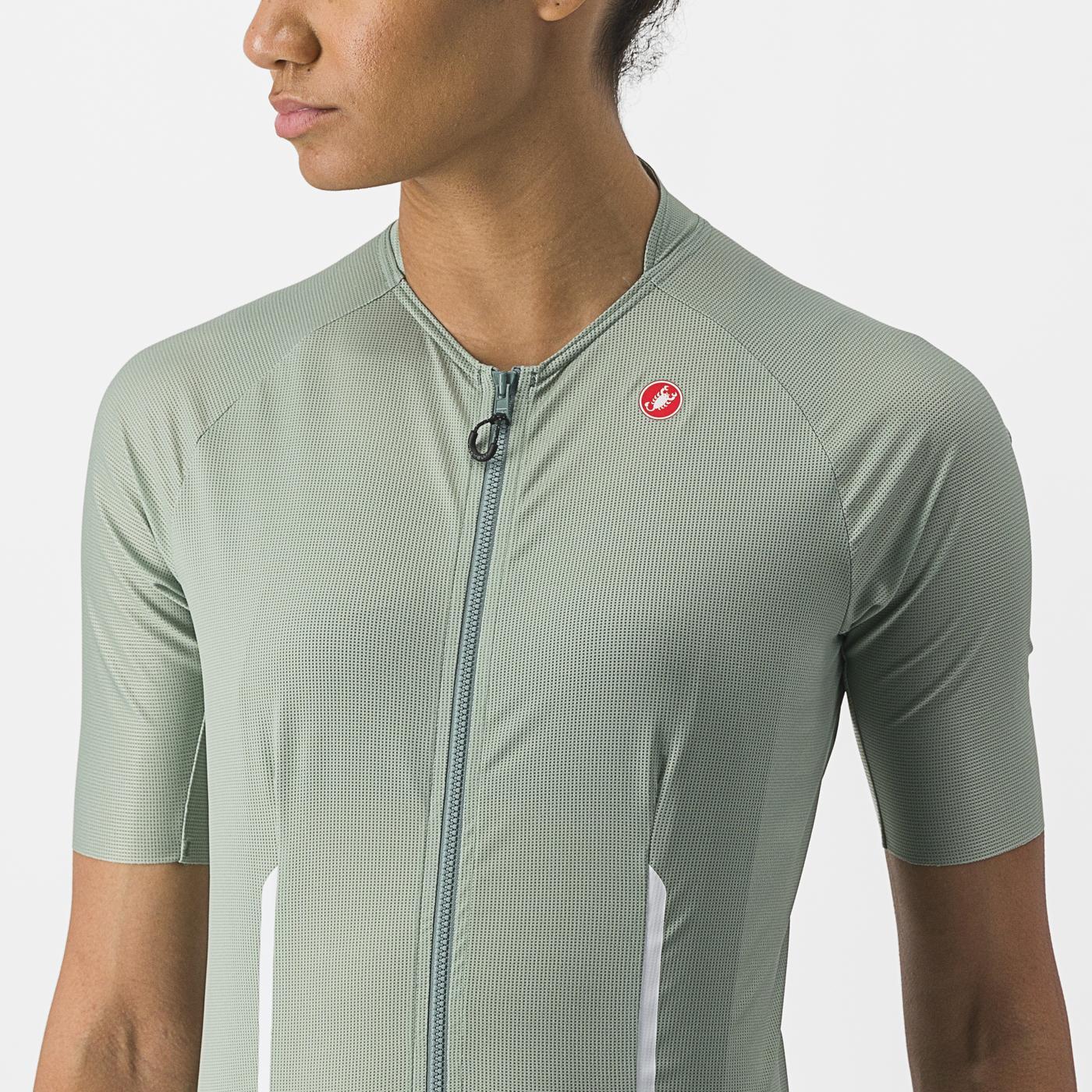 CASTELLI ENDURANCE W Camisola de manga curta para mulher Verde