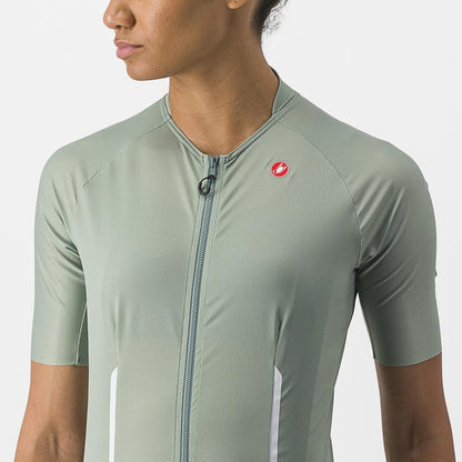 Maillot CASTELLI ENDURANCE W Senhora Mangas Curtas Verde
