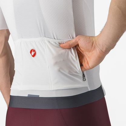Maillot CASTELLI ESPRESSO Mangas Curtas Branco