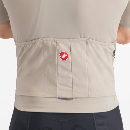 Camisola CASTELLI PROLOGO LITE Mangas Curtas Bege