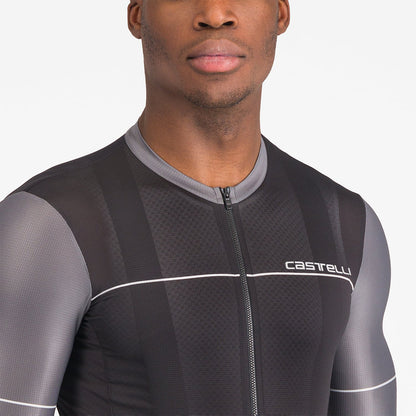 Maillot CASTELLI UNLIMITED ENDURANCE 2 Mangas Curtas Preto