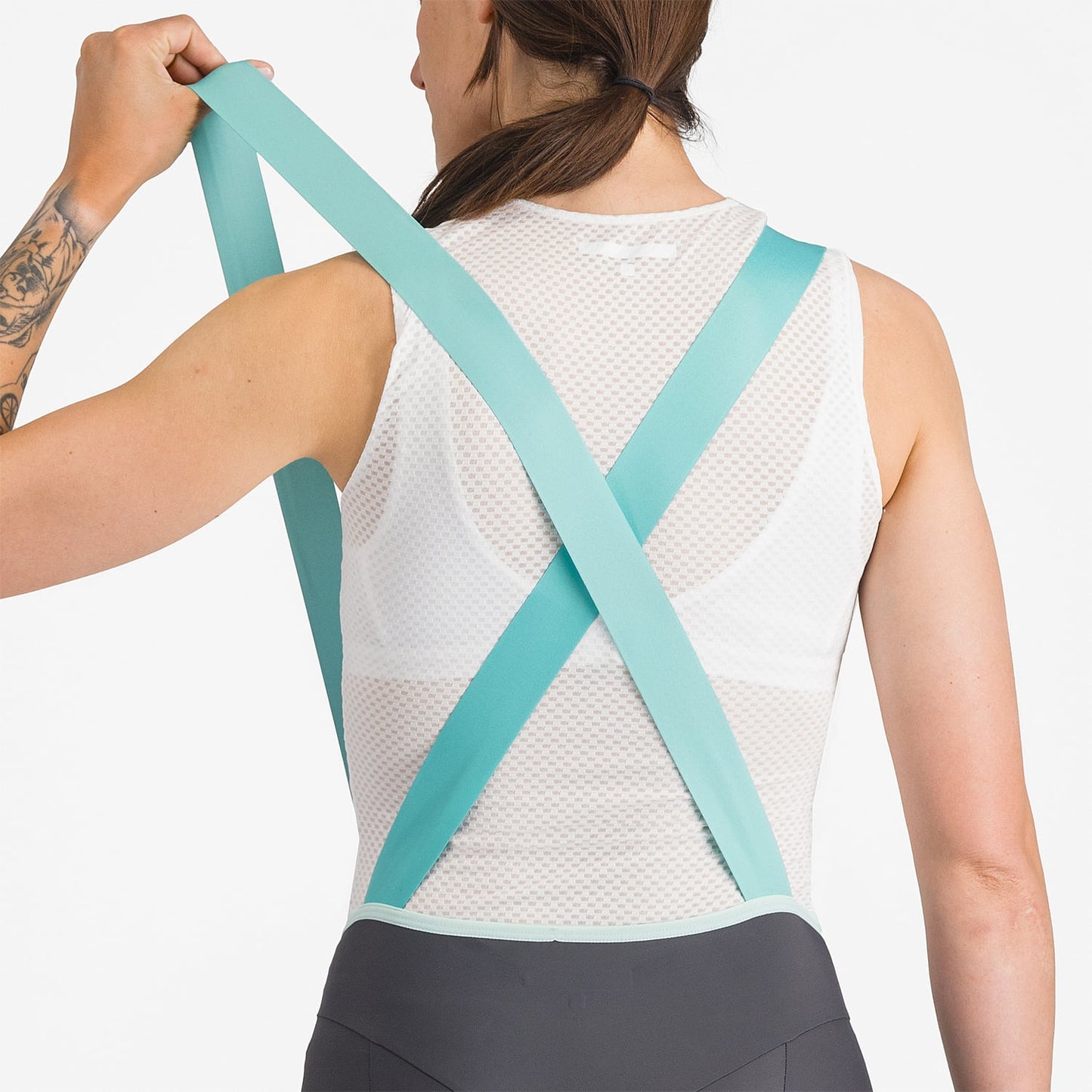 CASTELLI PRIMA 2 DT Bib Tight cinzento-escuro para mulher