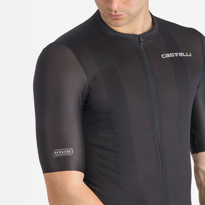 Jersey CASTELLI UNLIMITED ENTRATA 3 Mangas Curtas Preto