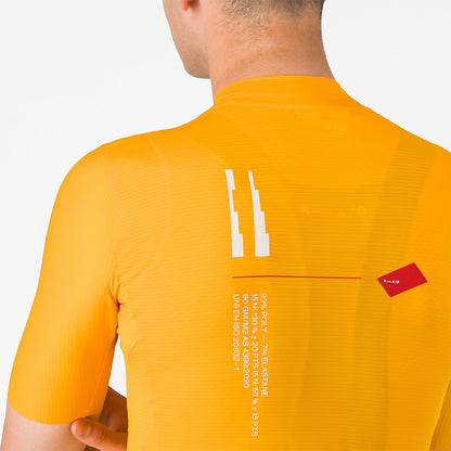 Camisola CASTELLI ESPRESSO R--A/D Mangas Curtas Laranja