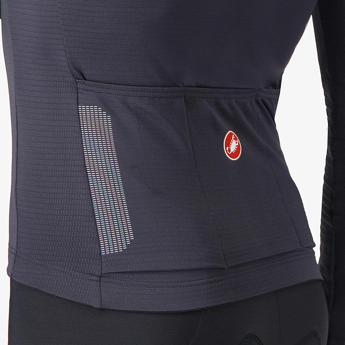 CASTELLI PURO 4 Camisola de manga comprida Cinzento