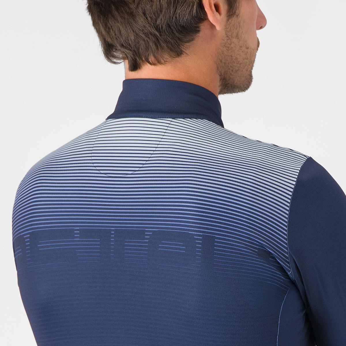 Camisola de manga comprida CASTELLLI APICE THERMAL Azul/Laranja