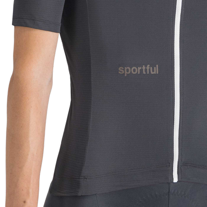 Maillot SPORTFUL CLASSIC Mangas Curtas Feminino Preto