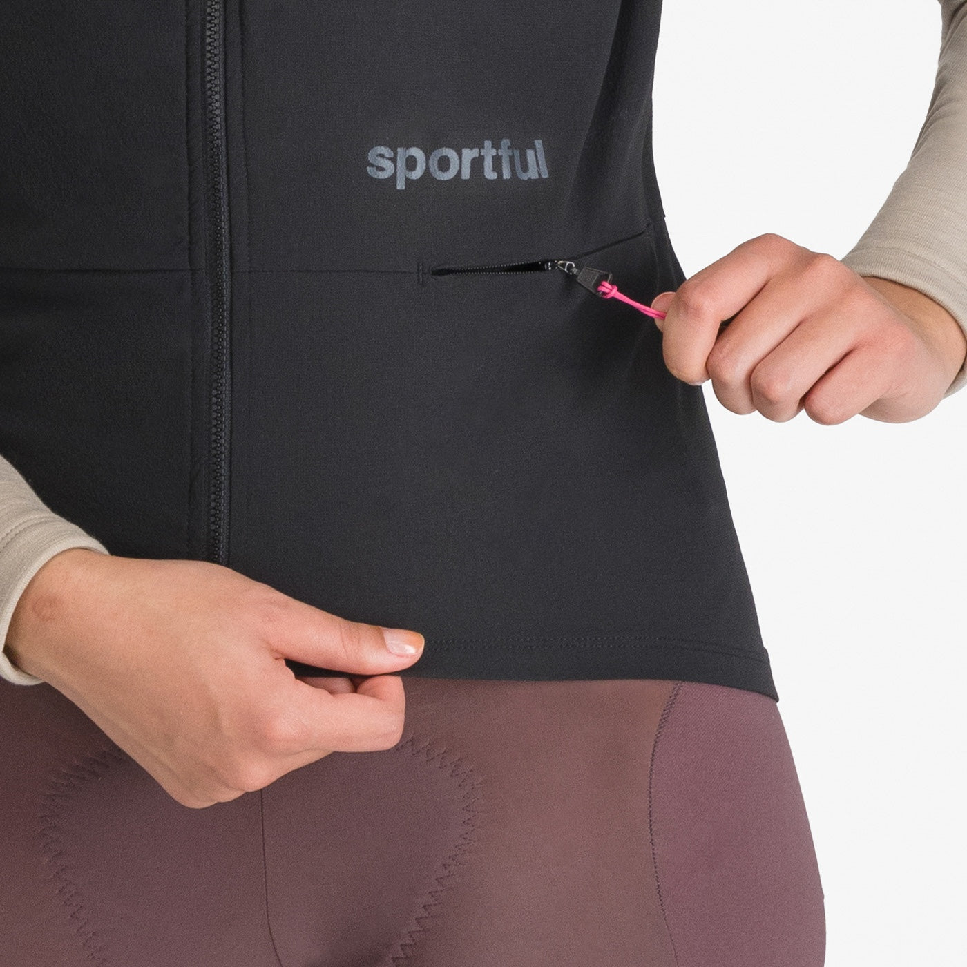 Casaco sem mangas SPORTFUL SUPERGIARA 2 para mulher Preto