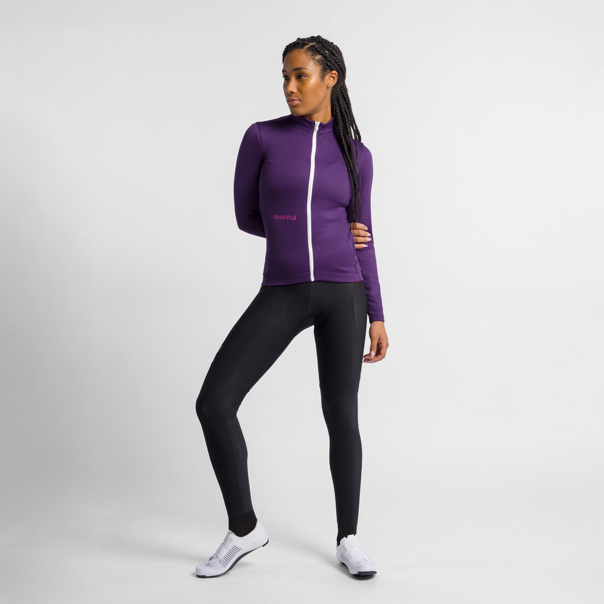 Camisola SPORTFUL CLASSIC de manga comprida para mulher violeta