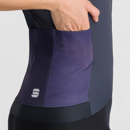 Maillot SPORTFUL SUPERGIARA 2 LOGO Mangas Curtas Mulher Azul-Marinho