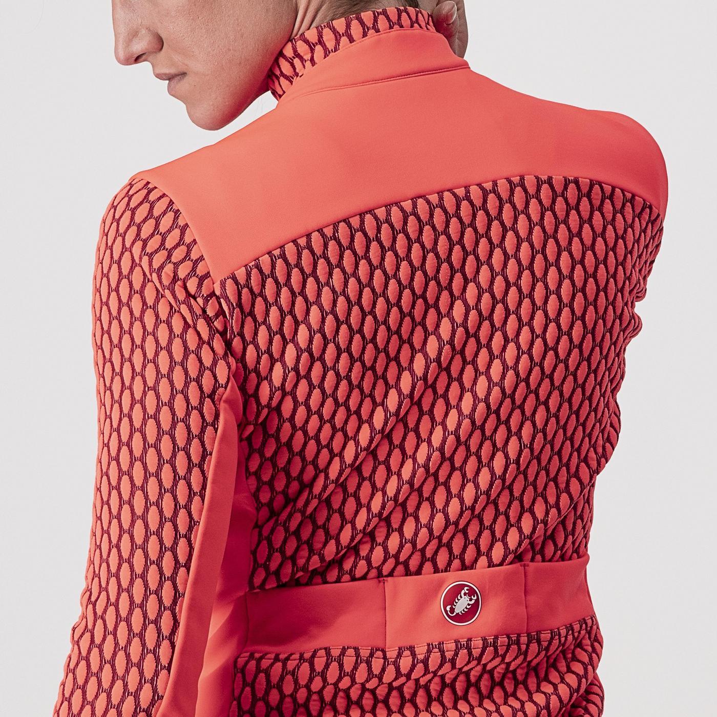 CASTELLI SFIDA 2 Camisola de manga comprida para mulher Rosa/Bordéus
