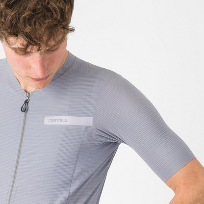 Maillot CASTELLI PREMIO EVO Mangas Curtas Cinzento