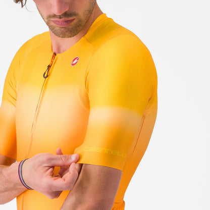 Maillot CASTELLI UPF Mangas Curtas Laranja