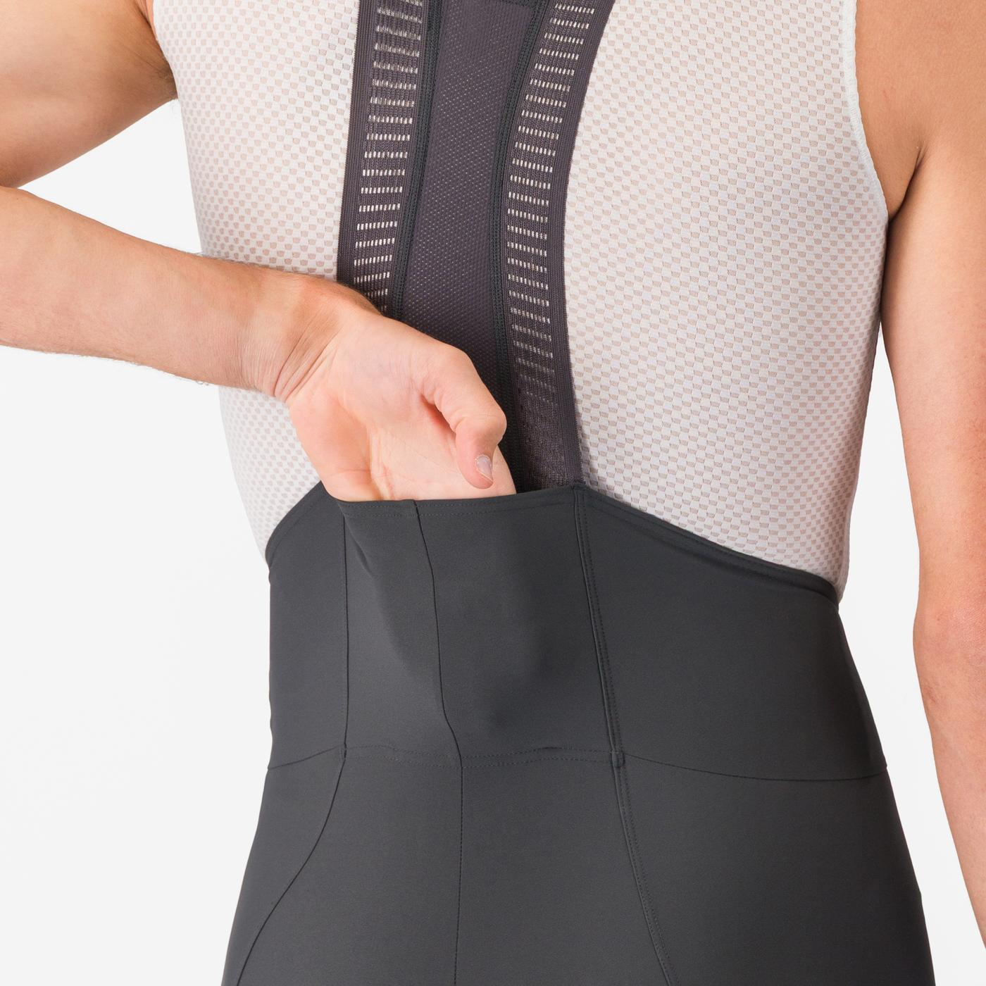 CASTELLI ESPRESSO 2 Bib Short Cinzento escuro
