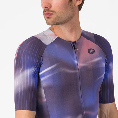 Maillot CASTELLI AERO RACE 8S Mangas Curtas Violeta