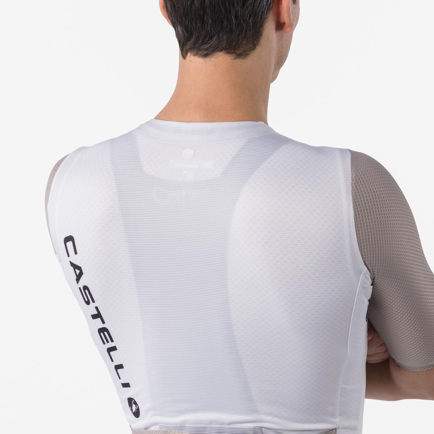 CASTELLI CORRETTO Manga curta Ivory/Clay Jersey