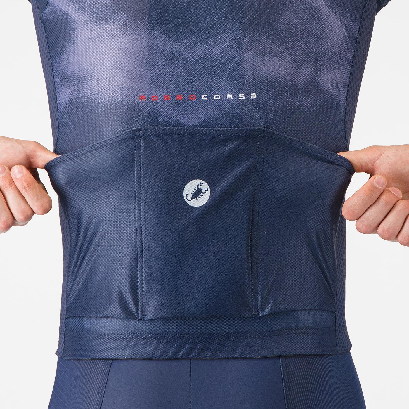 CASTELLI CLIMBER'S A/C Camisola de manga curta azul 2026