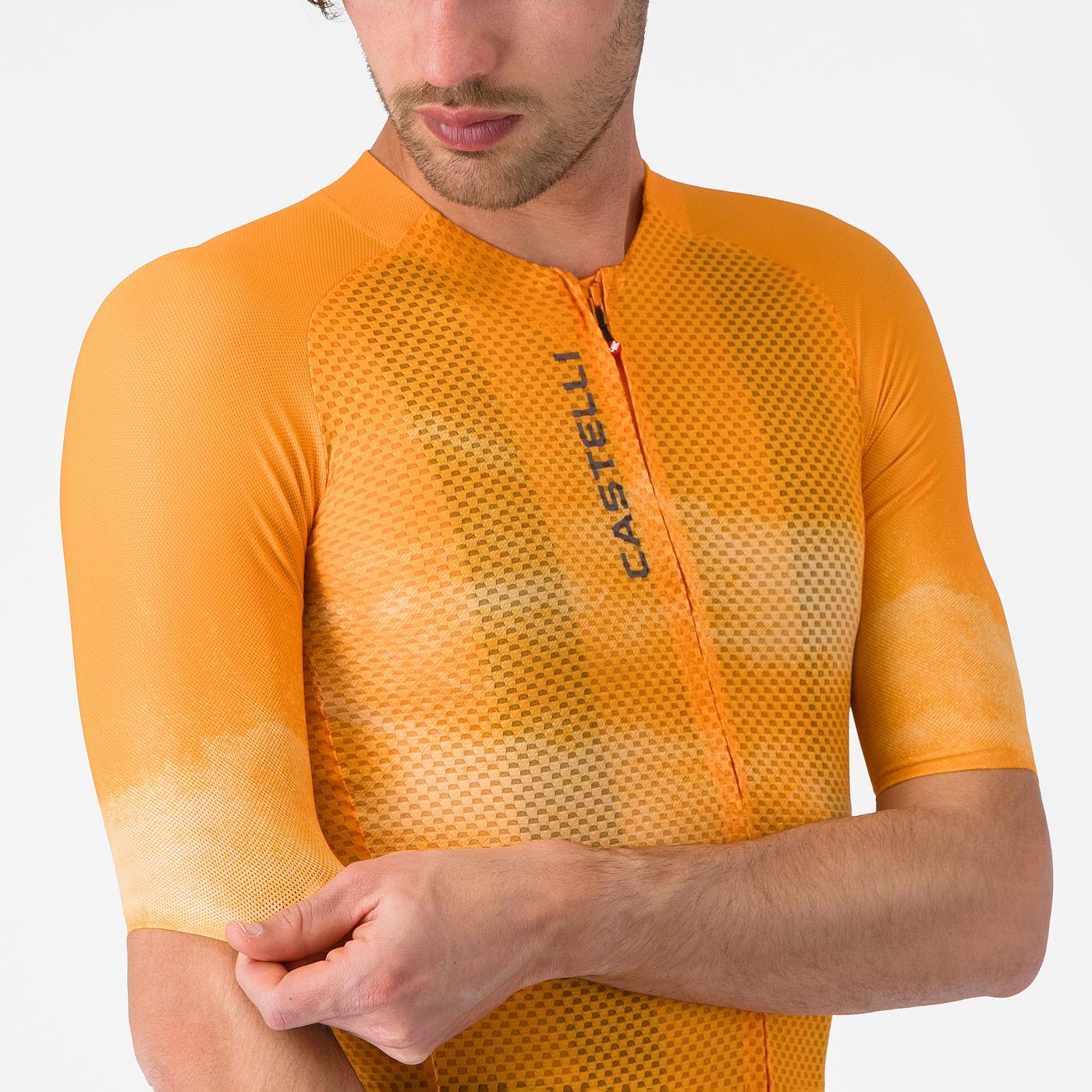 CASTELLI CLIMBER'S A/C Camisola de manga curta laranja