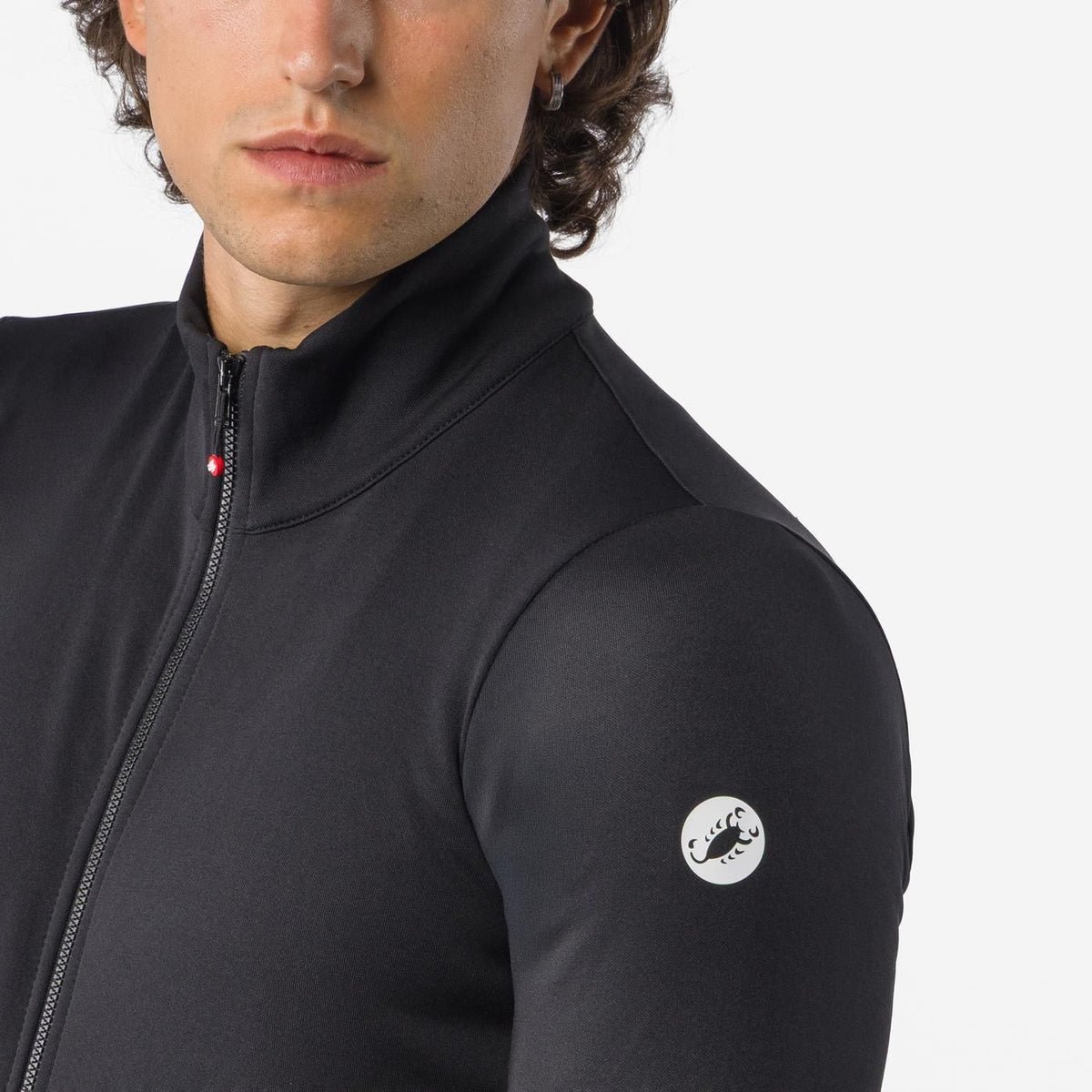 Camisola CASTELLI COMPETIZIONE THERMAL Mangas Compridas Preto