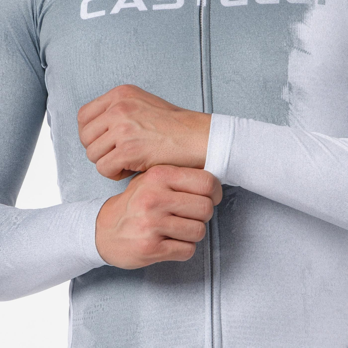 Camisola CASTELLI NEBULA THERMAL Mangas Compridas Cinzento
