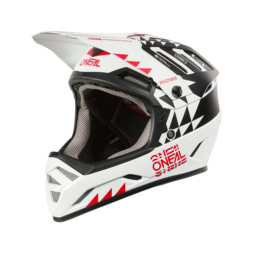 Capacete de BTT O'NEAL BACKFLIP KNOX Branco/Preto