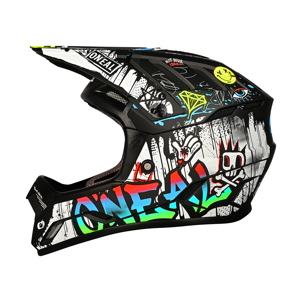 Capacete BTT O'NEAL BACKFLIP RANCID Preto/branco