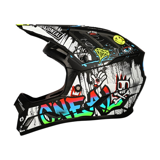 Capacete BTT O'NEAL BACKFLIP RANCID Preto/branco