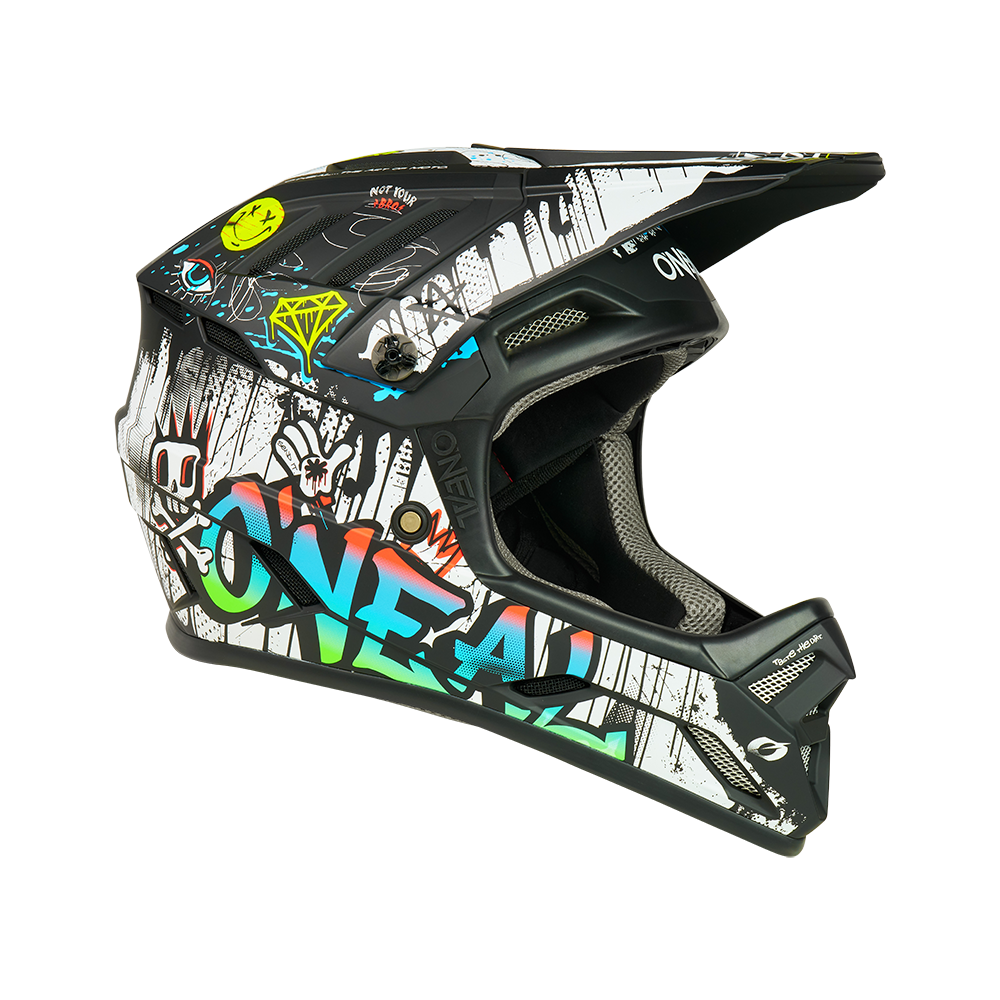 Capacete BTT O'NEAL BACKFLIP RANCID Preto/branco