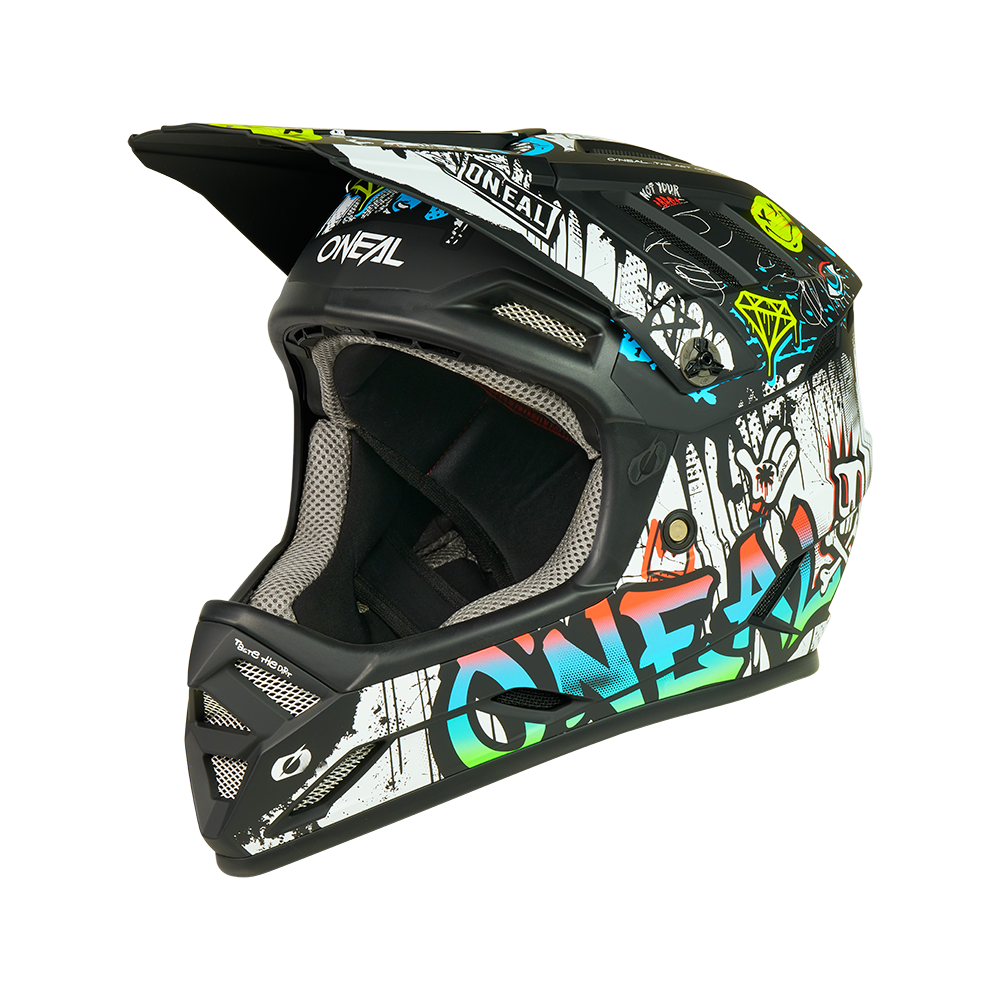 Capacete BTT O'NEAL BACKFLIP RANCID Preto/branco