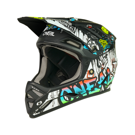 Capacete BTT O'NEAL BACKFLIP RANCID Preto/branco