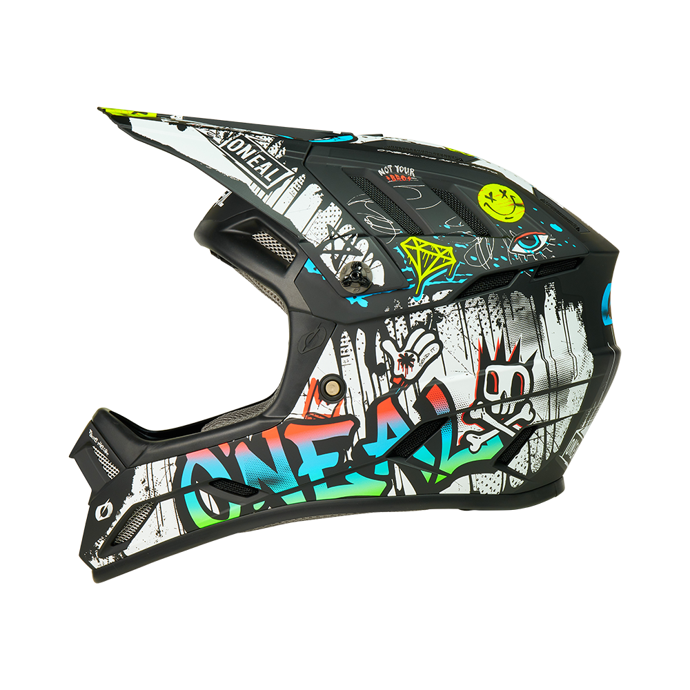 Capacete BTT O'NEAL BACKFLIP RANCID Preto/branco