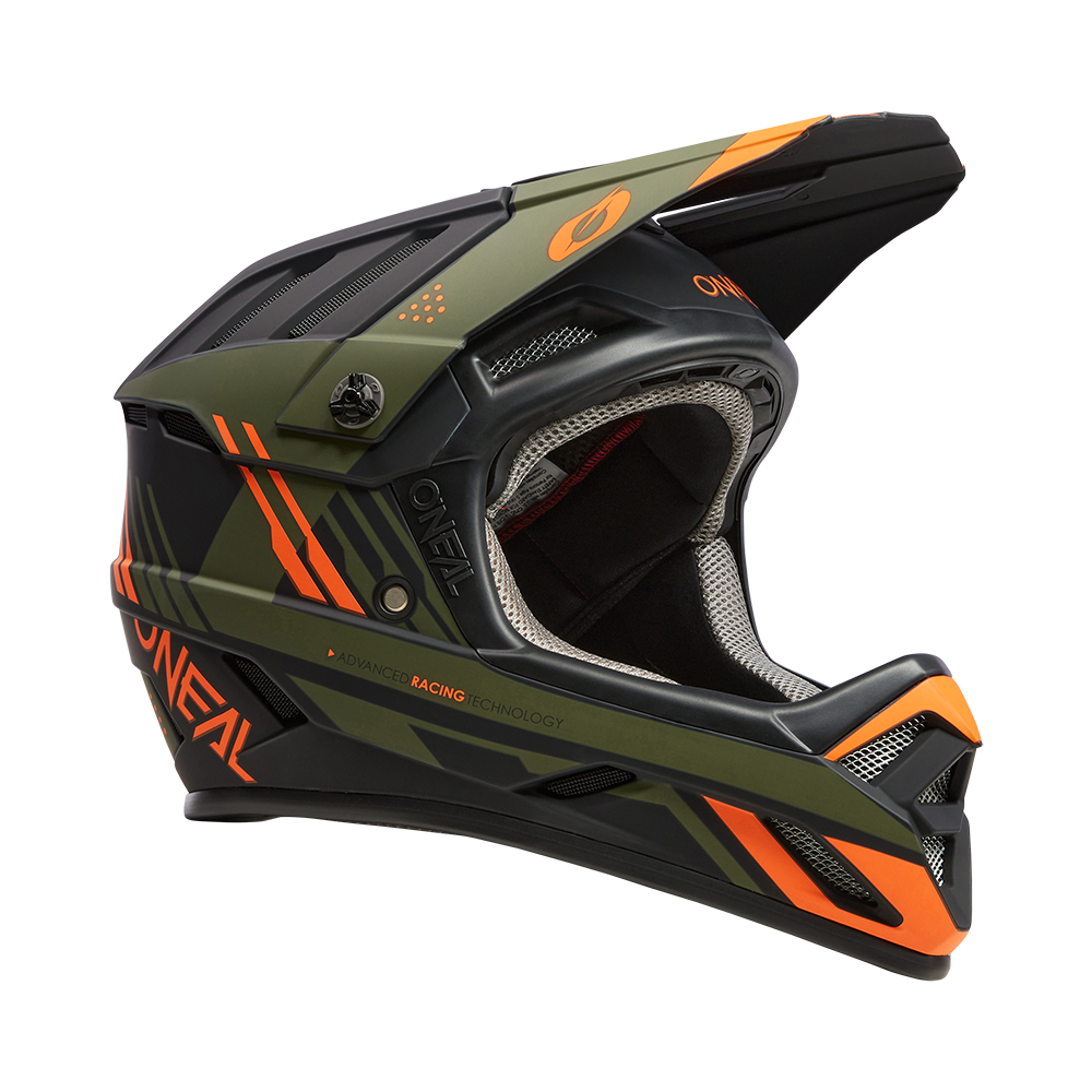 Capacete BTT O'NEAL BACKFLIP STRIKE Preto/Laranja/Verde