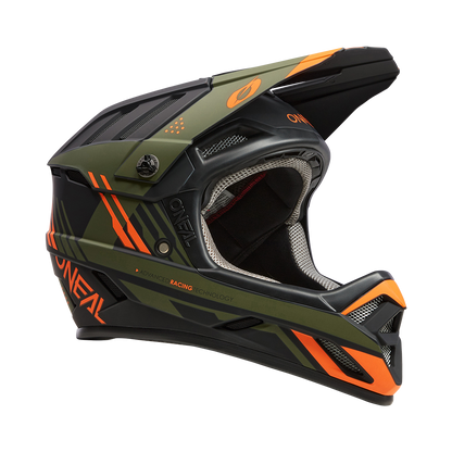 Capacete BTT O'NEAL BACKFLIP STRIKE Preto/Laranja/Verde