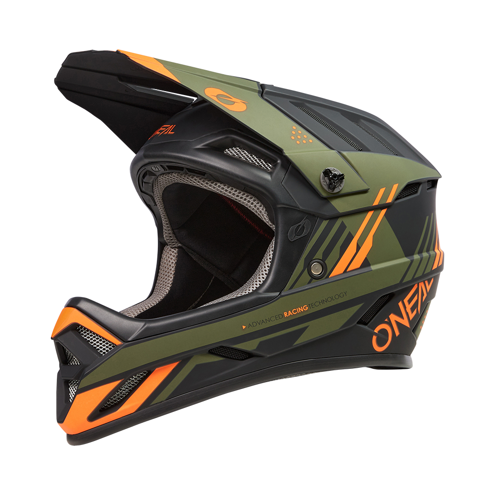 Capacete BTT O'NEAL BACKFLIP STRIKE Preto/Laranja/Verde