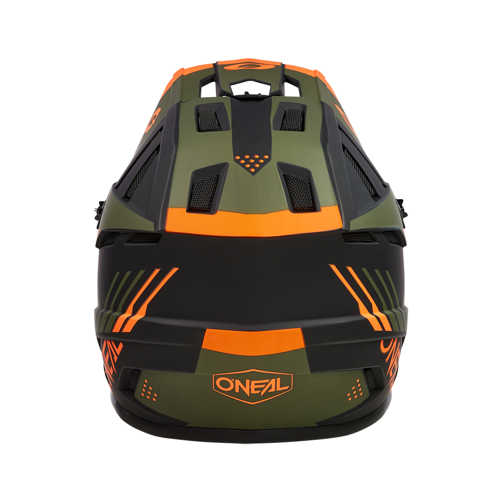 Capacete BTT O'NEAL BACKFLIP STRIKE Preto/Laranja/Verde