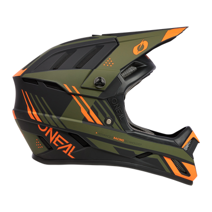 Capacete BTT O'NEAL BACKFLIP STRIKE Preto/Laranja/Verde