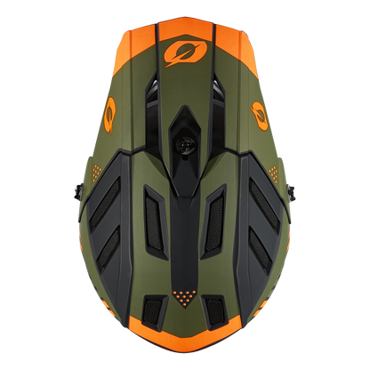 Capacete BTT O'NEAL BACKFLIP STRIKE Preto/Laranja/Verde