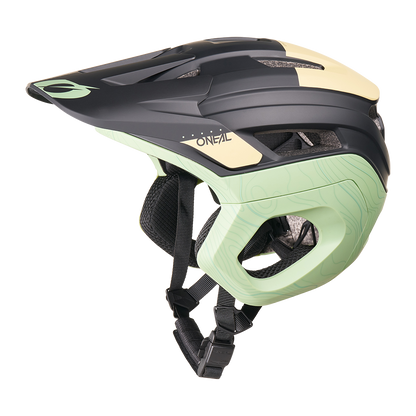 Capacete MTB O'NEAL TRAPPER EVO TOPO Preto/Areia/Menta