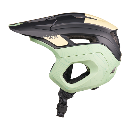Capacete de BTT O'NEAL TRAPPER EVO TOPO Preto/Areia/Menta