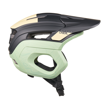 Capacete MTB O'NEAL TRAPPER EVO TOPO Preto/Areia/Menta