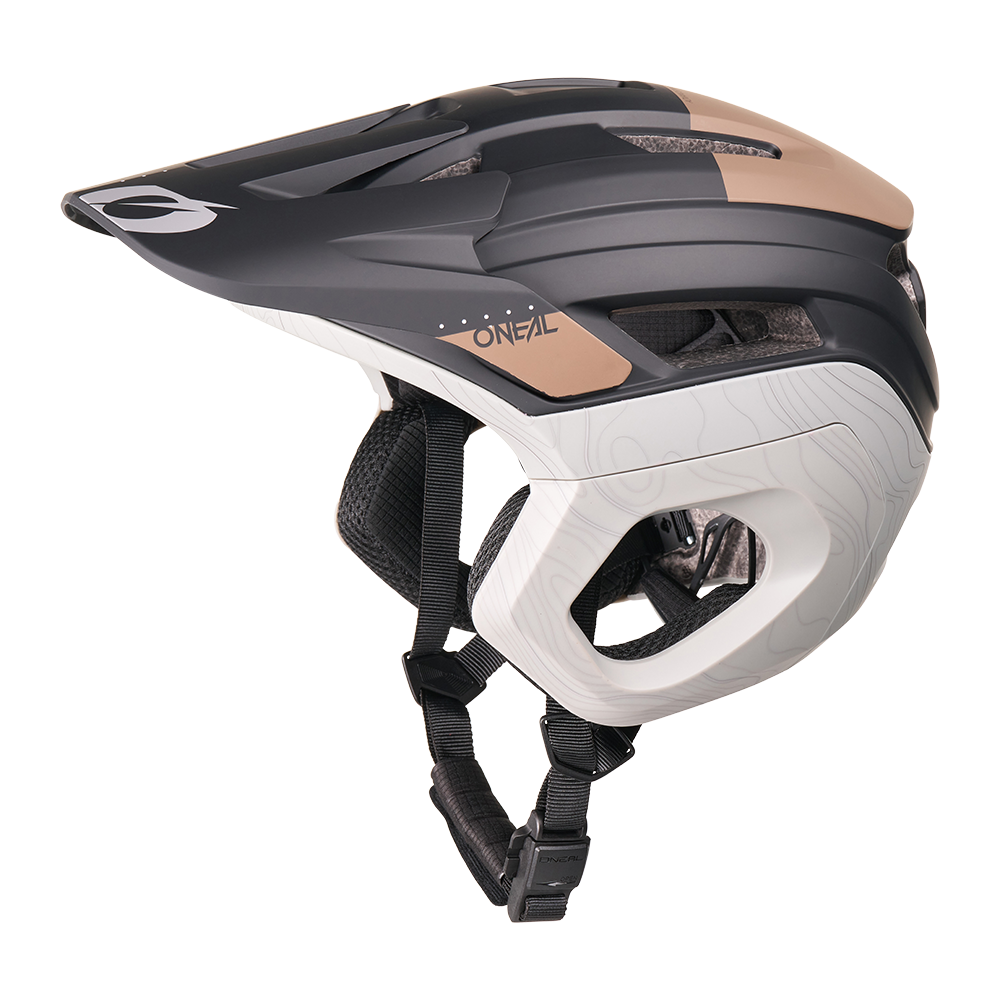 Capacete de BTT O'NEAL TRAPPER EVO SOLID Preto/Castanho/Cinzento