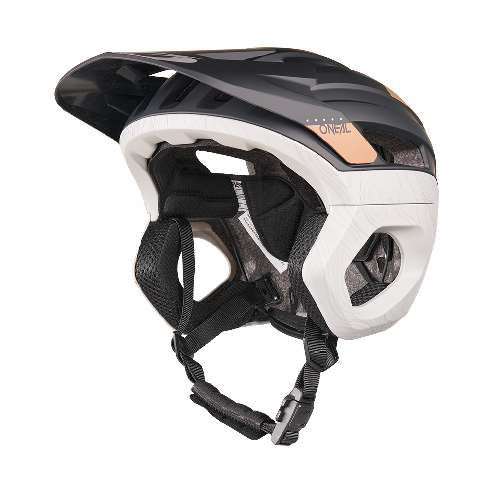 Capacete de BTT O'NEAL TRAPPER EVO SOLID Preto/Castanho/Cinzento
