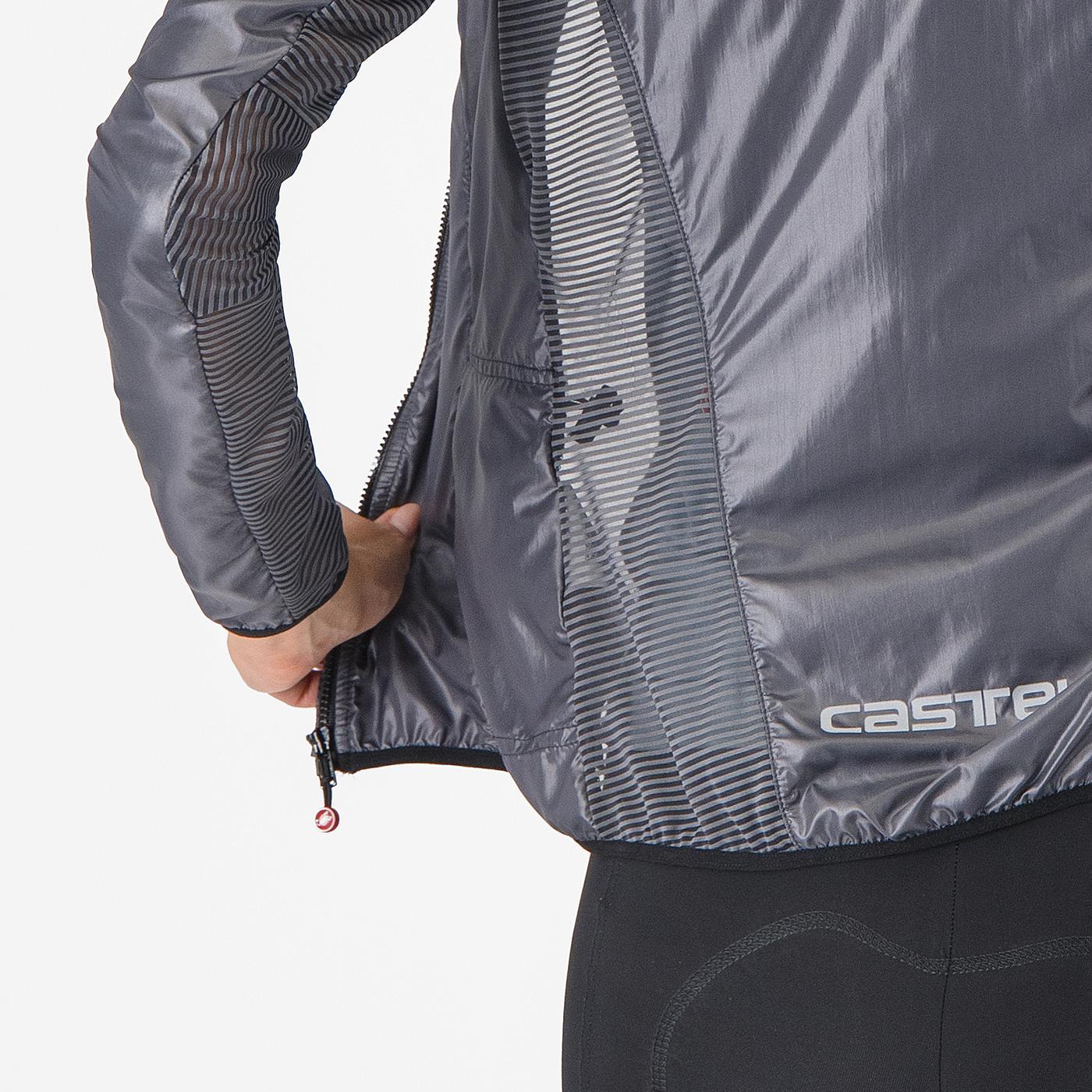 CASTELLI ARIA SHELL Jacket Mulher Cinzento escuro